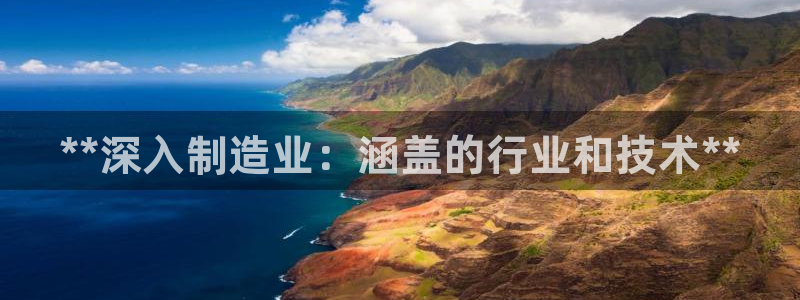 彩神8彩平台：**深入制造业：涵盖的行业和技术**