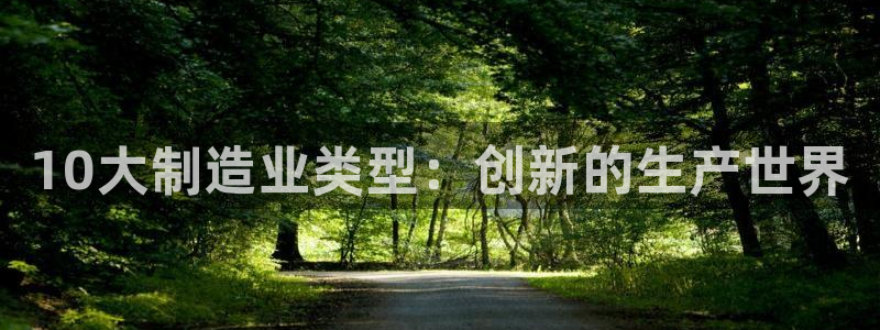 彩神购彩-购彩大厅入口36fr：10大制造业类型：创新的生产世界