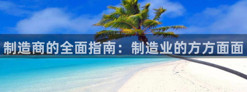 彩神大发官网：制造商的全面指南：制造业的方方面面