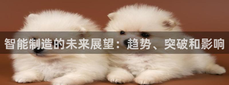 彩神8官网500：智能制造的未来展望：趋势、突破和影响