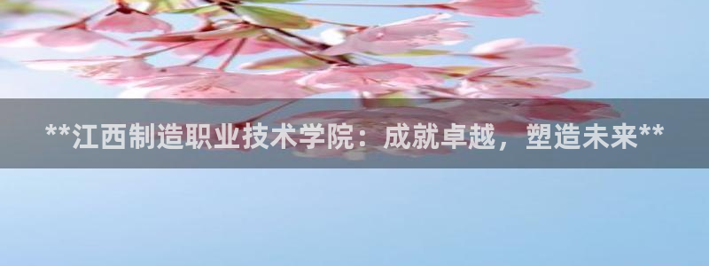彩神v8是真的挣钱吗：**江西制造职业技术学院：成就卓越，塑造未来**