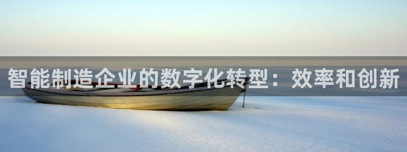 彩神赢钱了吗是真的吗：智能制造企业的数字化转型：效率和创新
