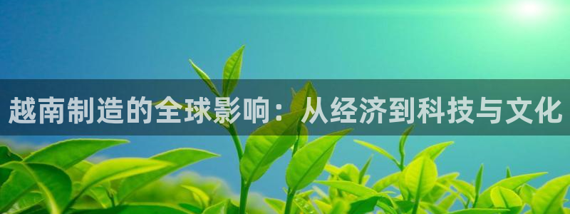 彩神广告有限公司：越南制造的全球影响：从经济到科技与文化