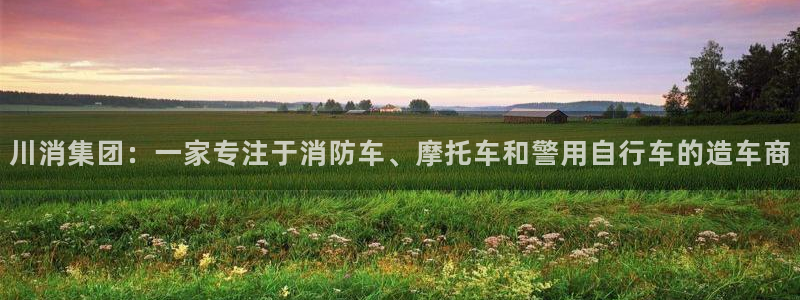 彩神的邀请码是多少：川消集团：一家专注于消防车、摩托车和警用
