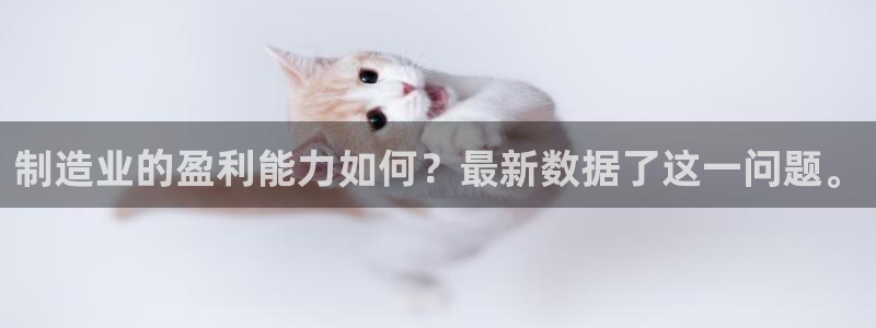 彩神v8是真的挣钱吗安全吗：制造业的盈利能力如何？最新数据了这一问题。